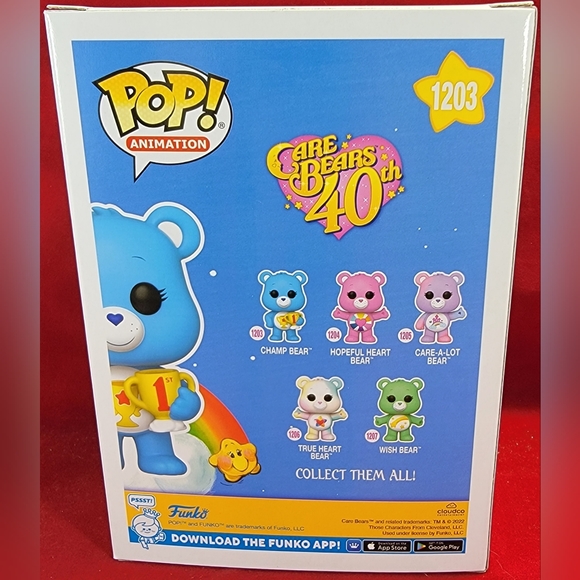 Champ bear funko # 1203 (nib) Brand new care bears champ bear funko. - Picture 7 of 7